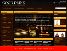Tablet Screenshot of good-drink.cz